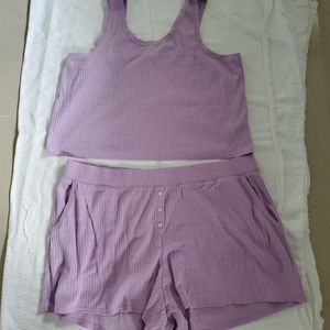 Old navy 2 piece loungewear set shorts and tank size XXL